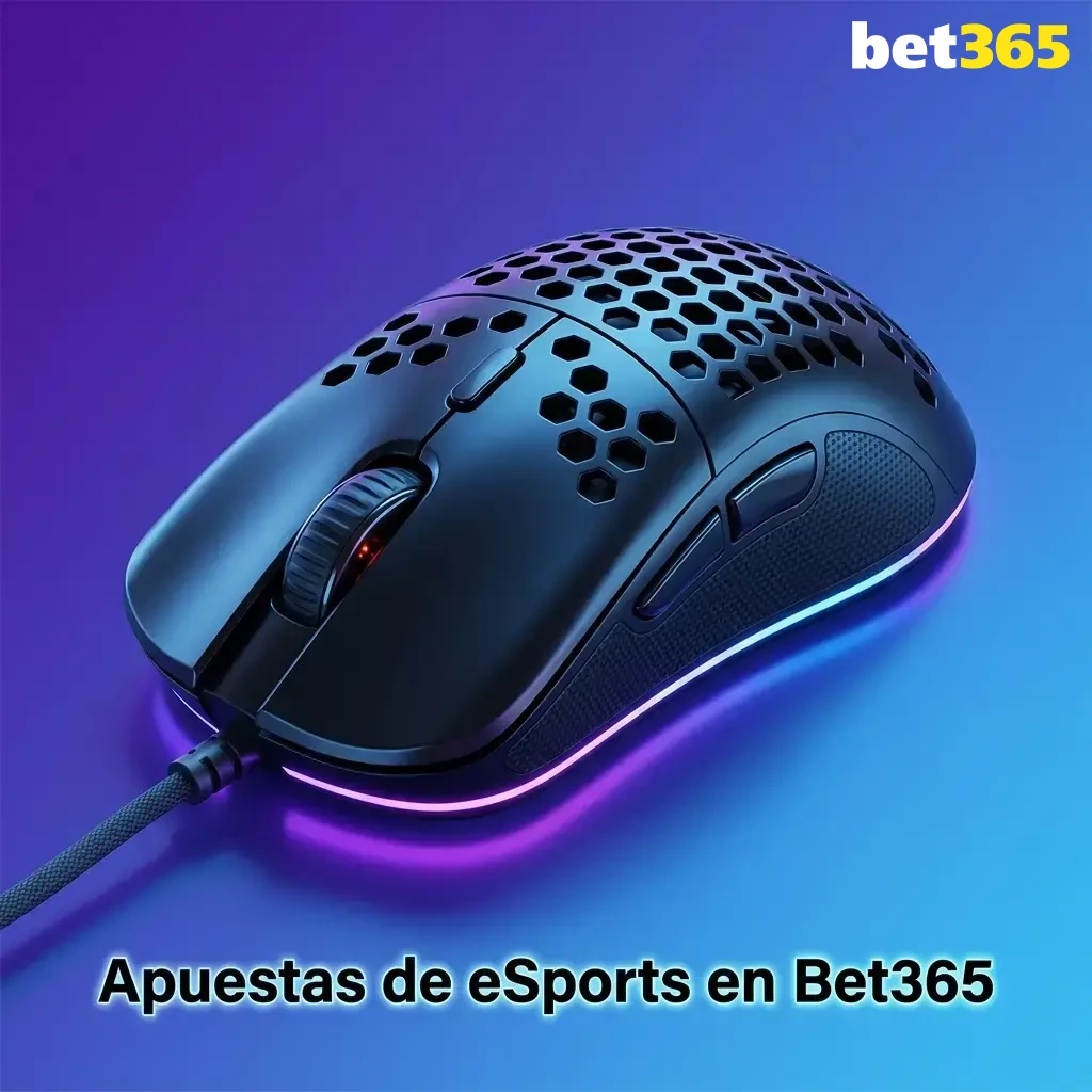 Apuestas de eSports en Bet365 con cobertura de torneos globales y opciones prematch y en vivo