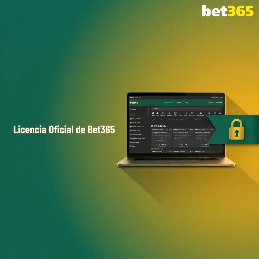 Licencia oficial de Bet365 emitida por Gibraltar Regulatory Authority, reguladora internacional de juegos en línea