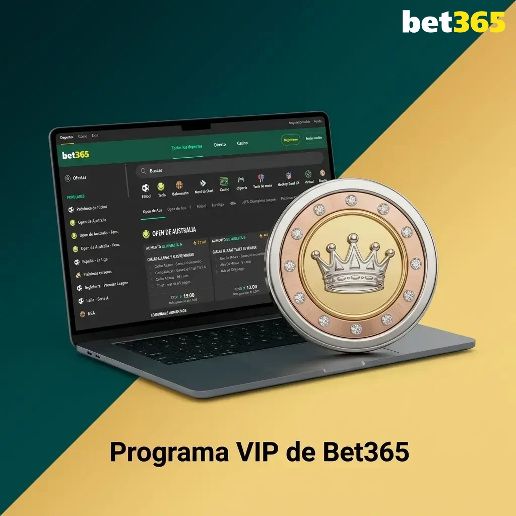 Programa VIP de Bet365 con ofertas personalizadas para jugadores frecuentes y de alto volumen en Chile